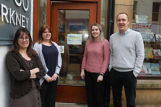 L-R: Anne Bignall, Valerie Dawson, Claire Wilson and programme manager Andy Golightly.