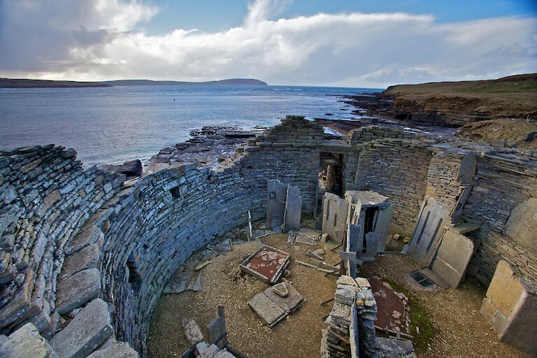 Midhowe Broch, Rousay