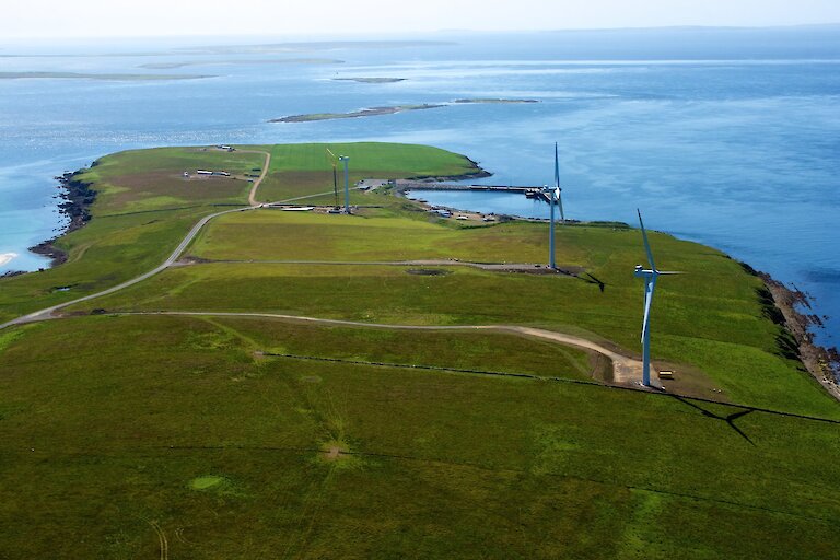 Wind turbines, Sanday