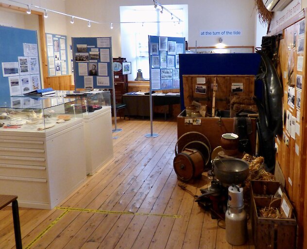 Sanday Heritage Centre - new lighting in main exhibition room
