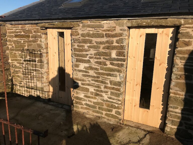 The front of the Kennels after the works were completed.