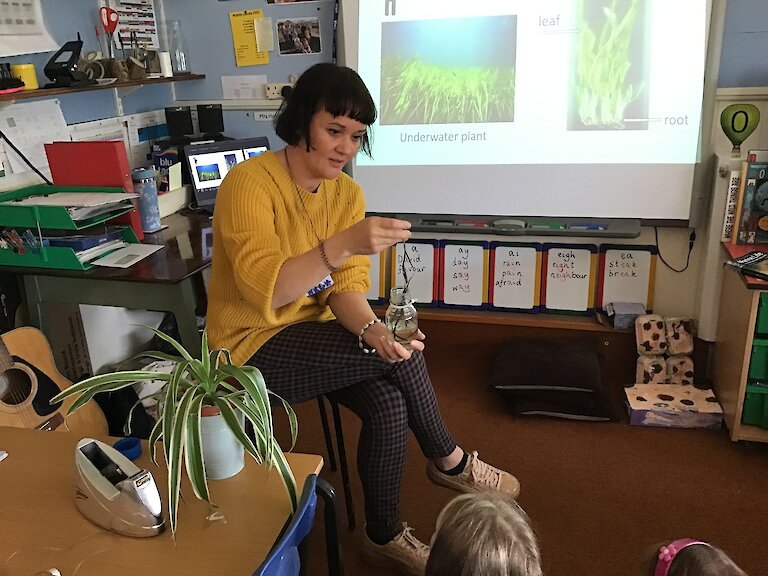 Katy Waring at Westray School